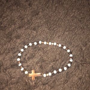 a cross bracelet